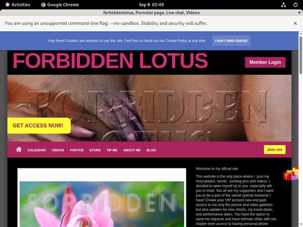 Active Forbiddenlotus.com Passwords