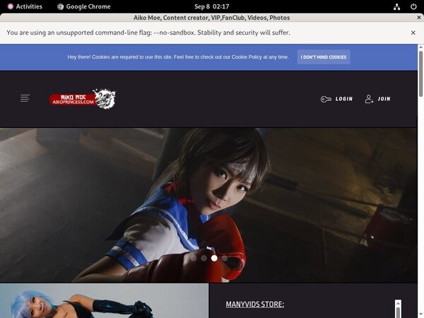 Aiko Moe Member Login