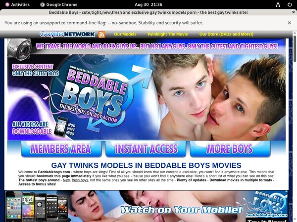 Beddableboys.com Full Site
