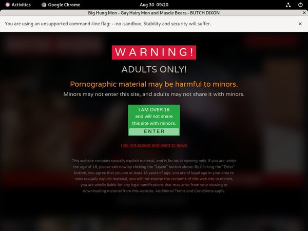 Butch Dixon Password Site