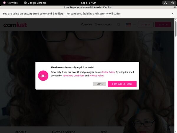 Camlust.com Accounts Passwords