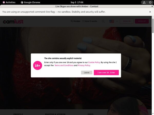 Camlust.com Paypal Discount