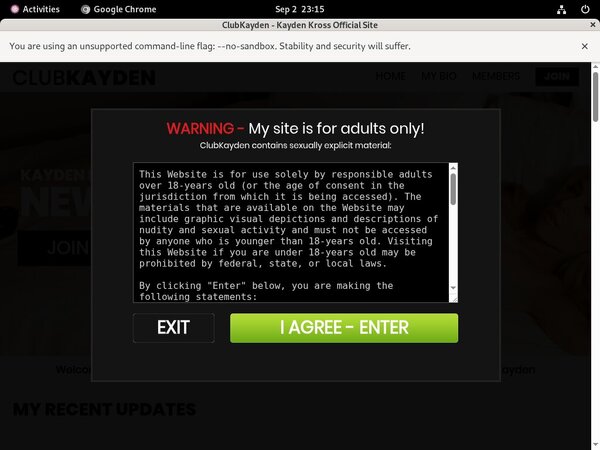 Clubkayden.com Inside