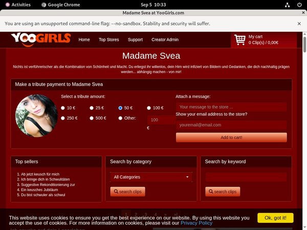 Create Madame Svea Account