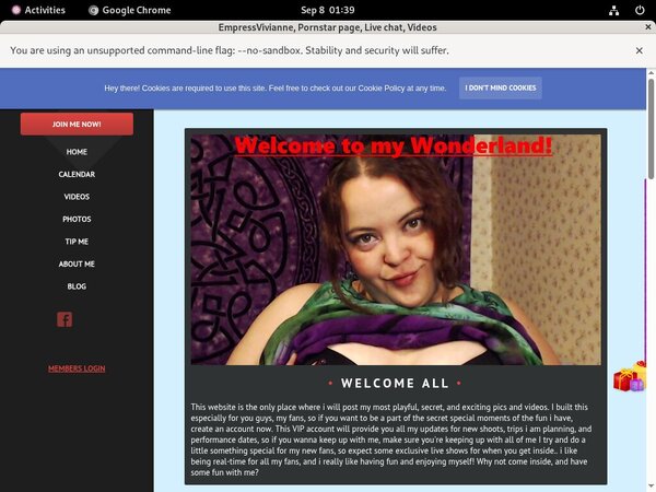 Empressvivianne.modelcentro.com Scenes