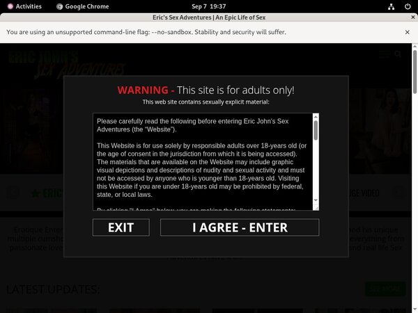 Ericjohnssexadventures Official Ericjohnssexadventures Official