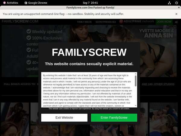 Familyscrew Login Generator