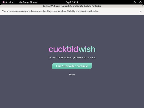 Free Cuckold Wish Username And Pass