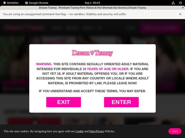 Free Login Dreamtranny.com