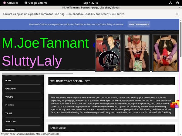 Free M.JoeTannant Day Trial