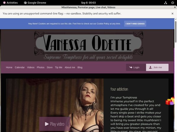 Free Trial MissVanessa Membership