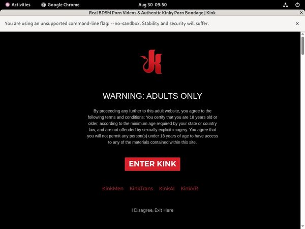 Free Working Kink Accounts