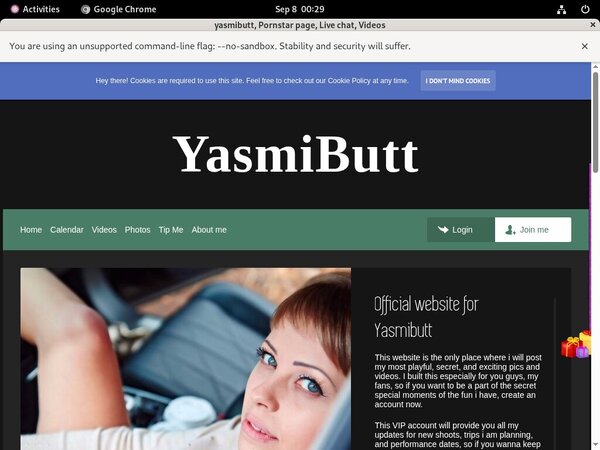 Free Working Yasmibutt Account