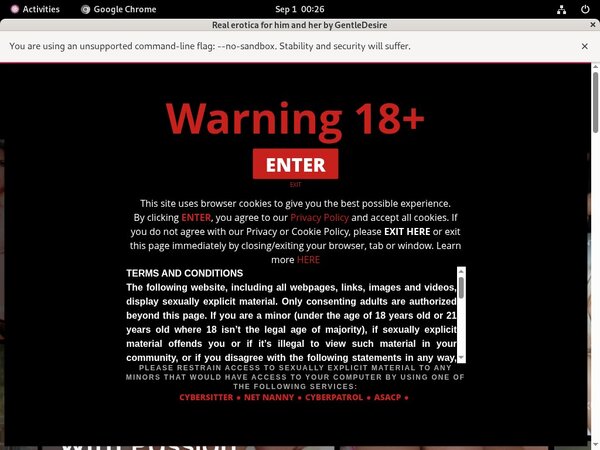 Gentledesire.com New Accounts