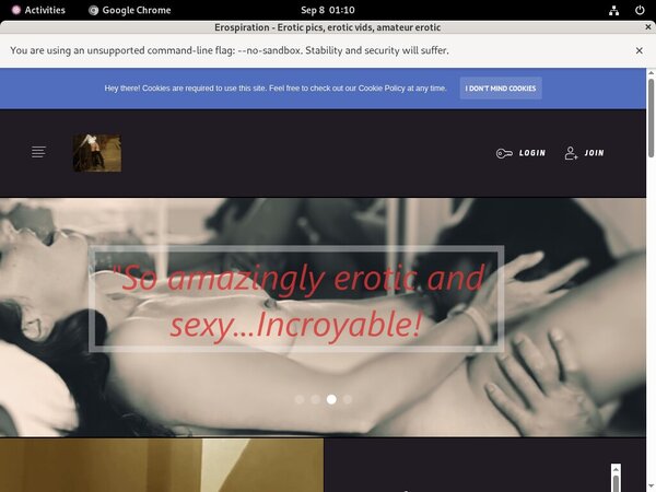 Get A Free Erospiration Account Get A Free Erospiration Account