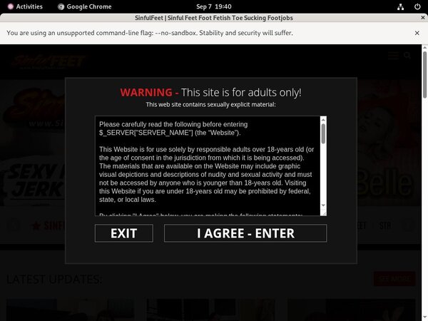 Get Discount Sinful Feet