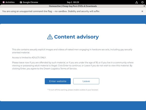 Homoactive Website Accounts