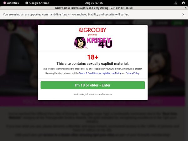 Krissy 4 U Free Passes