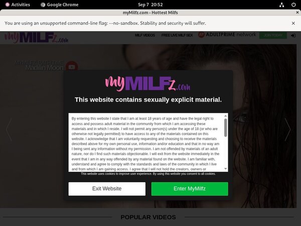 Mymilfz.com Paypal Options