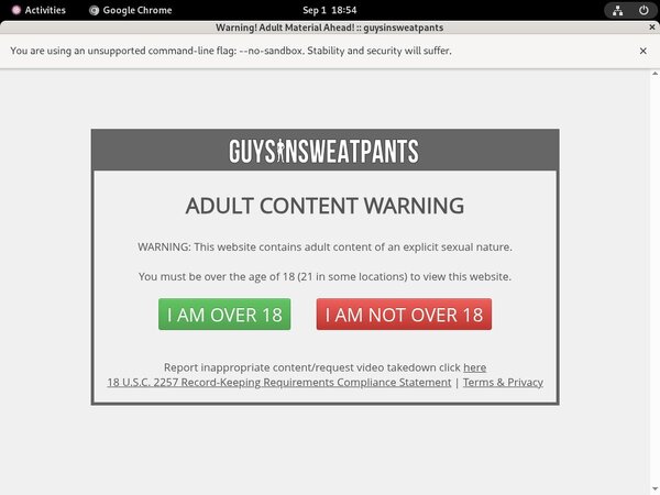 New Guys In Sweatpants Discount Promo