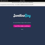 New Swallowbay.com Accounts