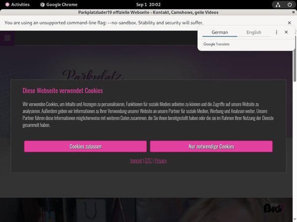 Parkplatzluder19 Website Accounts