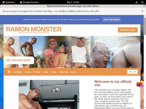 Ramonmonstercock Website Accounts