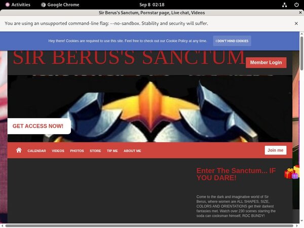 Sir Berus's Sanctum Anal