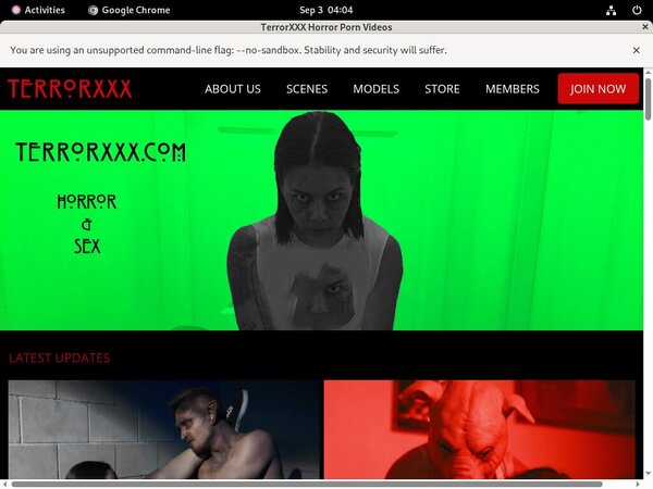Terrorxxx.com Free Trial Promotion
