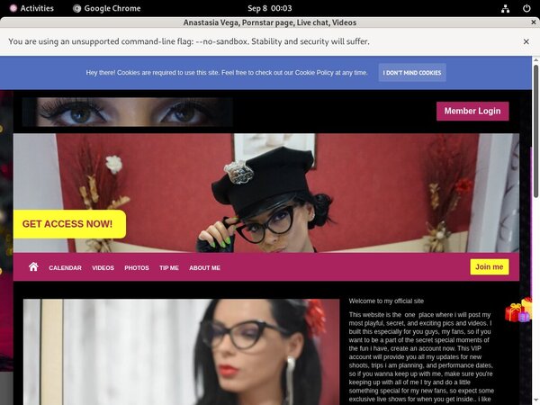 Video Anastasiavegax.modelcentro.com