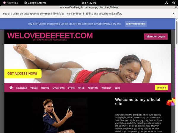 Welovedeefeet Free Trial Password