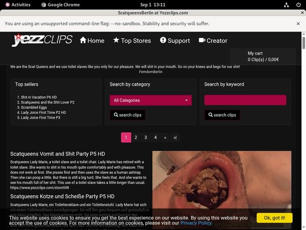 Yezzclips.com With Discover Card