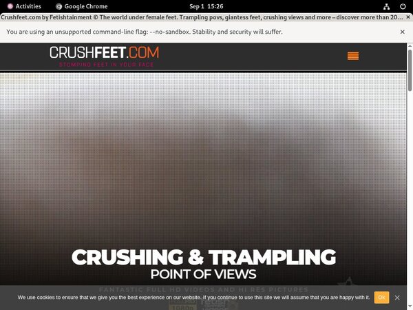 Crush Feet With ECheck Crush Feet With ECheck