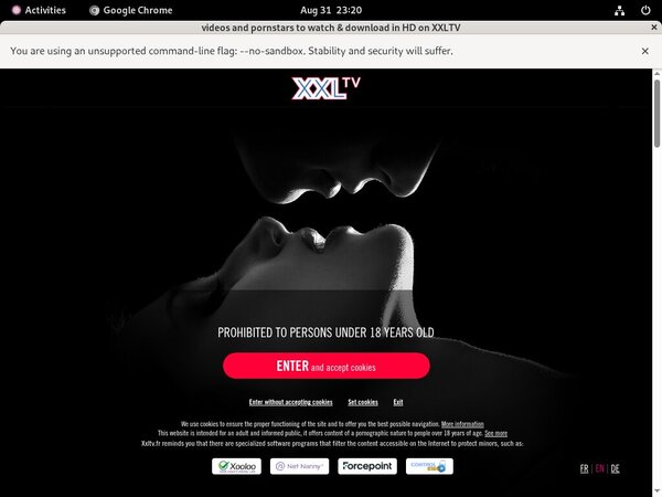 Free XXL Tv Passes