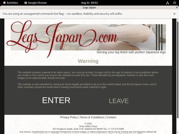 Legs Japan Login Free